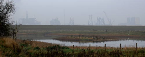 Misty image of Seal Sands